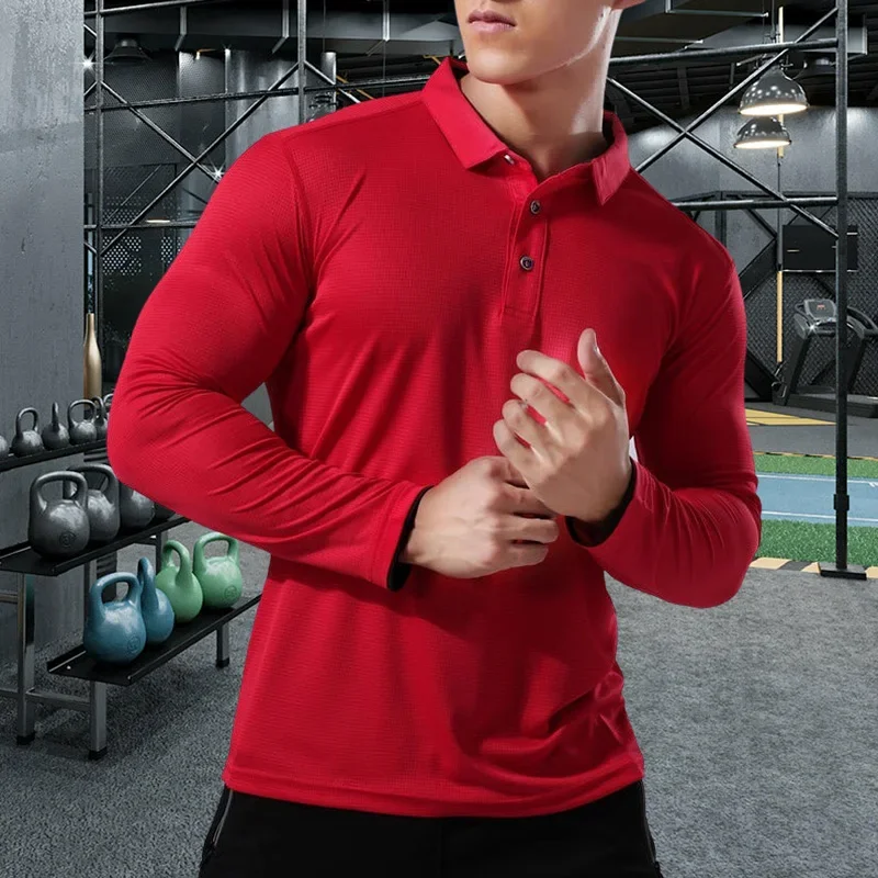 Men Running Sport Shirts Tops  - Running Gear Winter ulasan dan harga