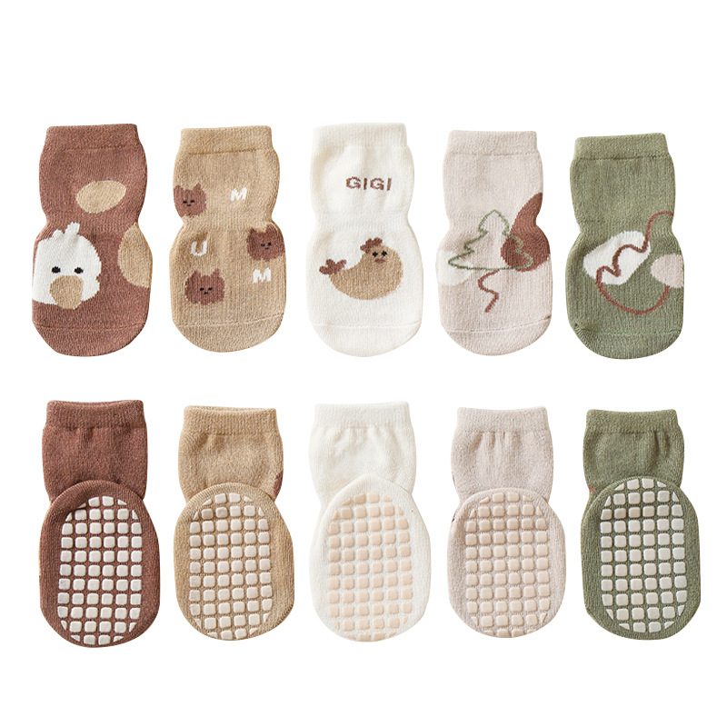 5 Pairs Kids Non-Slip Socks Cu - Anti Blister Sock ulasan dan harga