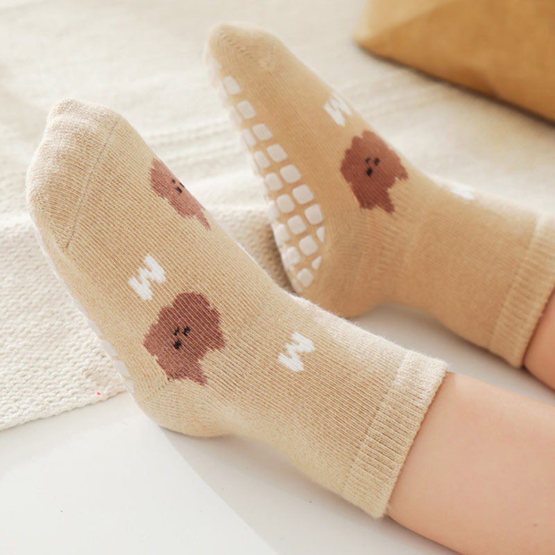 5 Pairs Kids Non-Slip Socks Cu - Anti Blister Sock ulasan dan harga