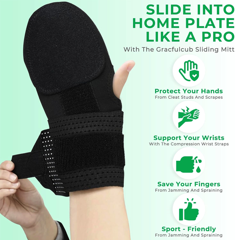 1PC Baseball Sliding Mitt Guar - Running Gear Design ulasan dan harga
