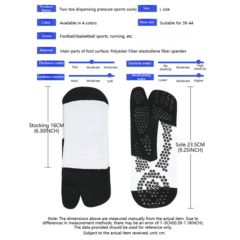 LOOGDEEL Two-toe Non-slip Sili - Anti Blister Sock ulasan dan harga