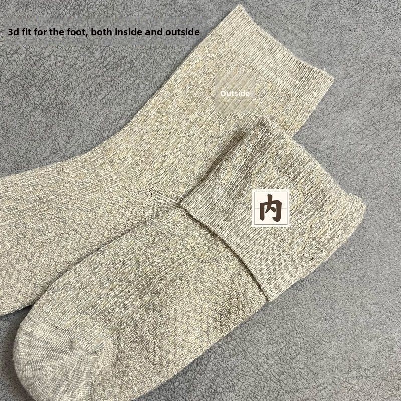 1 pair Hemp Crew Socks Unisex  - Anti Blister Sock ulasan dan harga