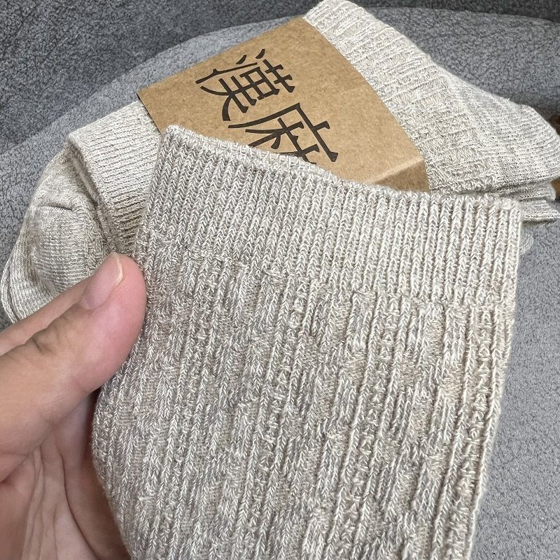 1 pair Hemp Crew Socks Unisex  - Anti Blister Sock ulasan dan harga
