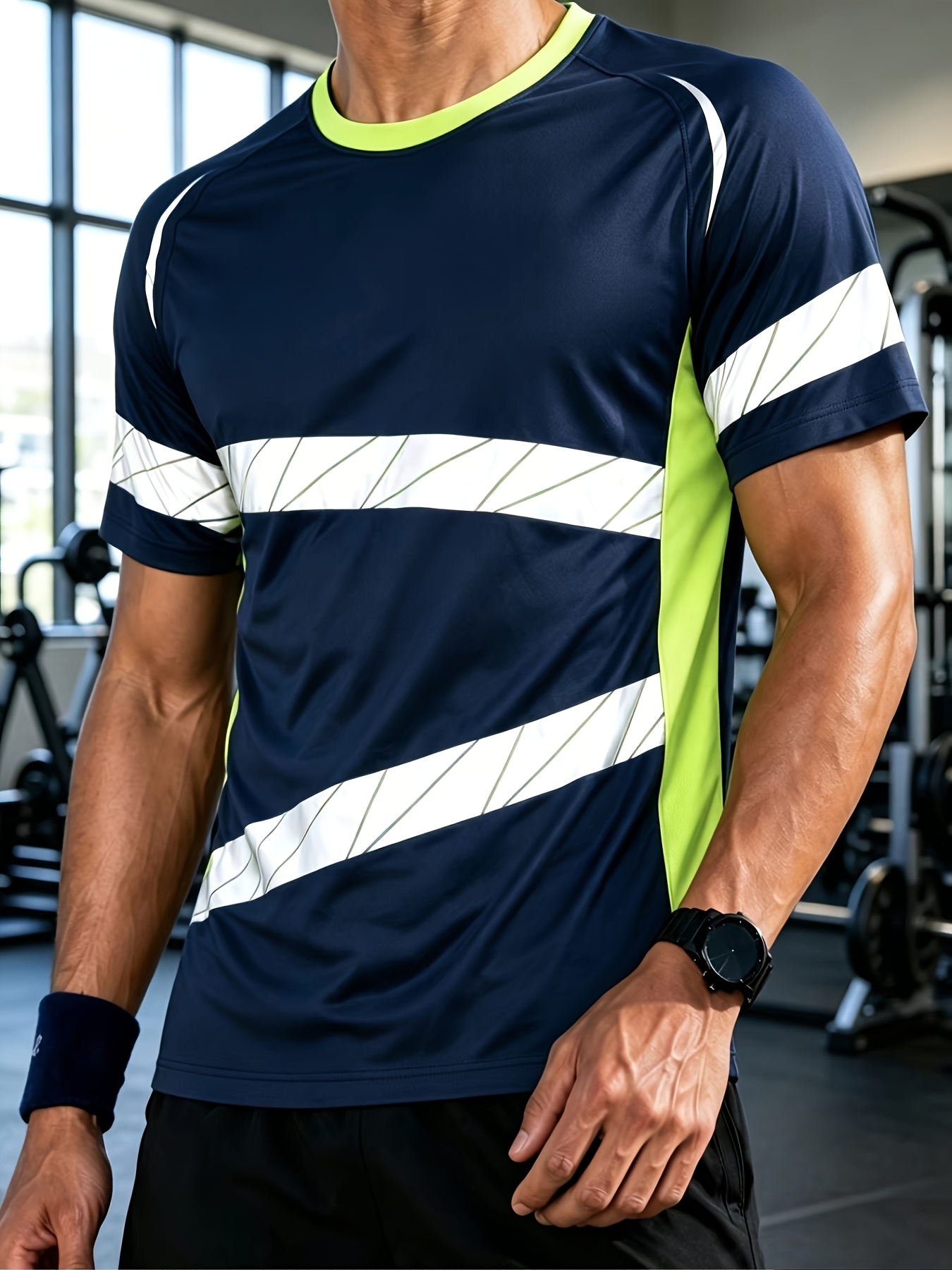 Men Sports Short Sleeve T-shir - Running Gear Winter ulasan dan harga