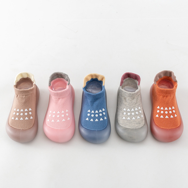 Baby Floor Shoes Blue and Pink - Anti Blister Sock ulasan dan harga