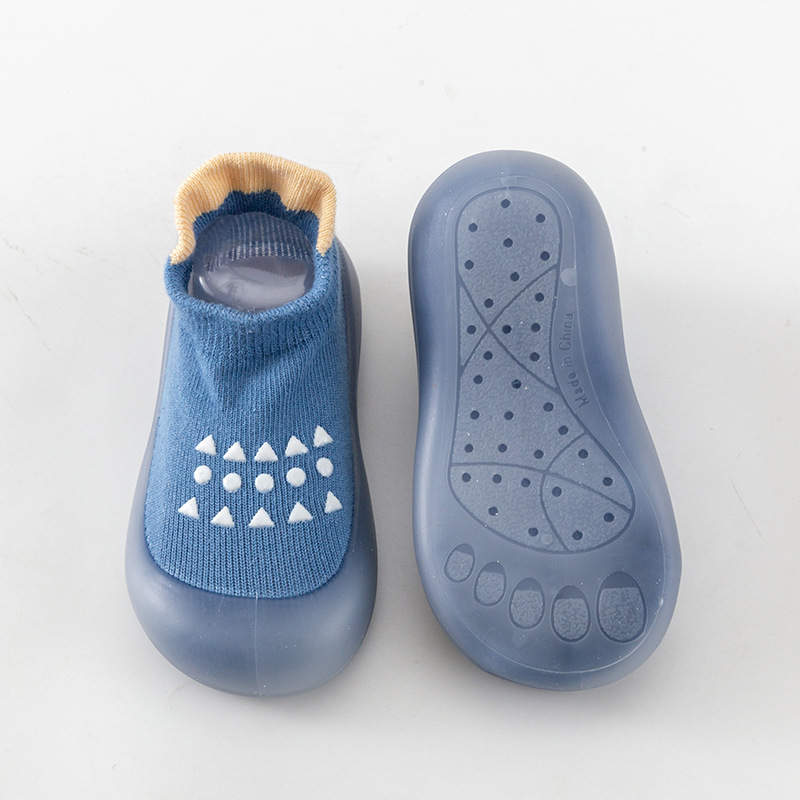 Baby Floor Shoes Blue and Pink - Anti Blister Sock ulasan dan harga