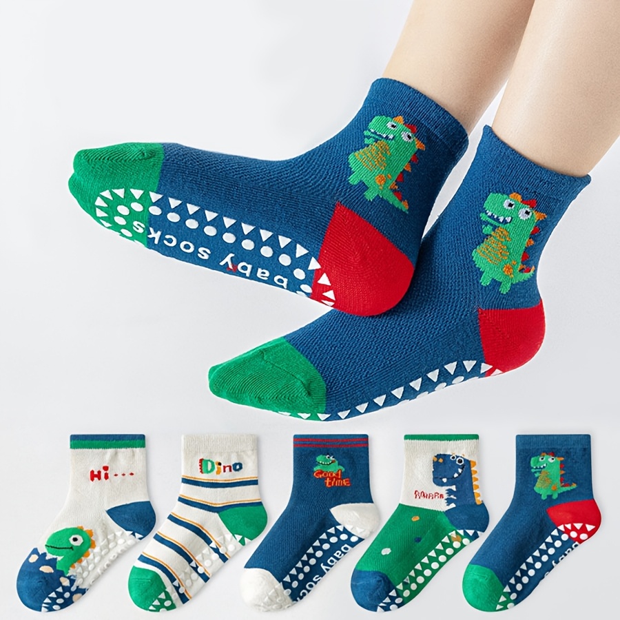 5 Pairs of Floor Socks Cartoon - Anti Blister Sock ulasan dan harga