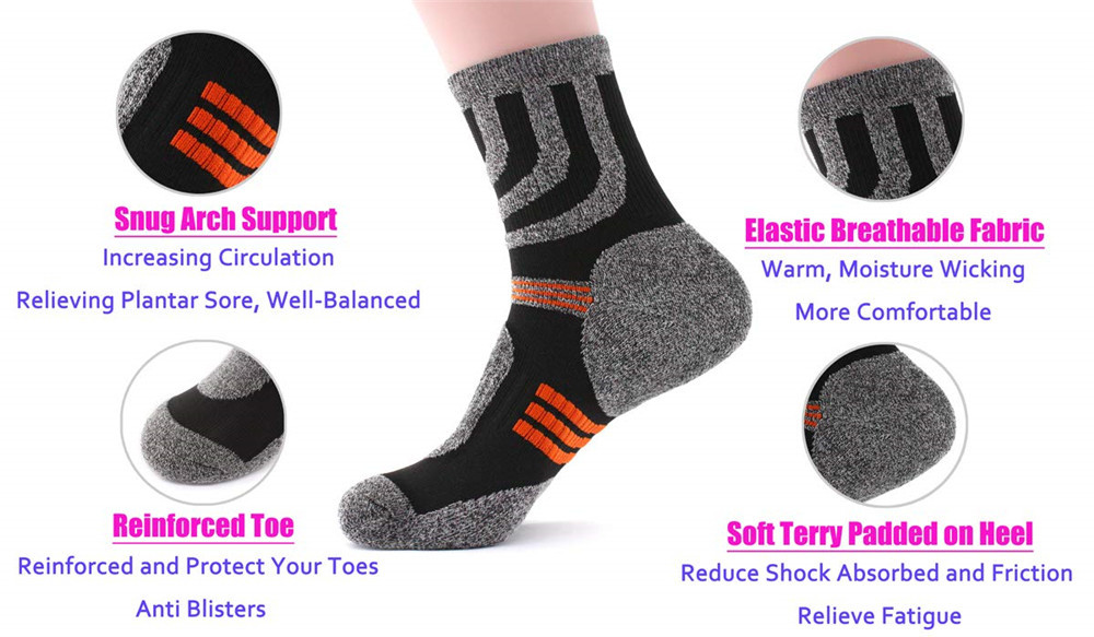 5 Pairs Socks Men Anti Blister - Anti Blister Sock ulasan dan harga
